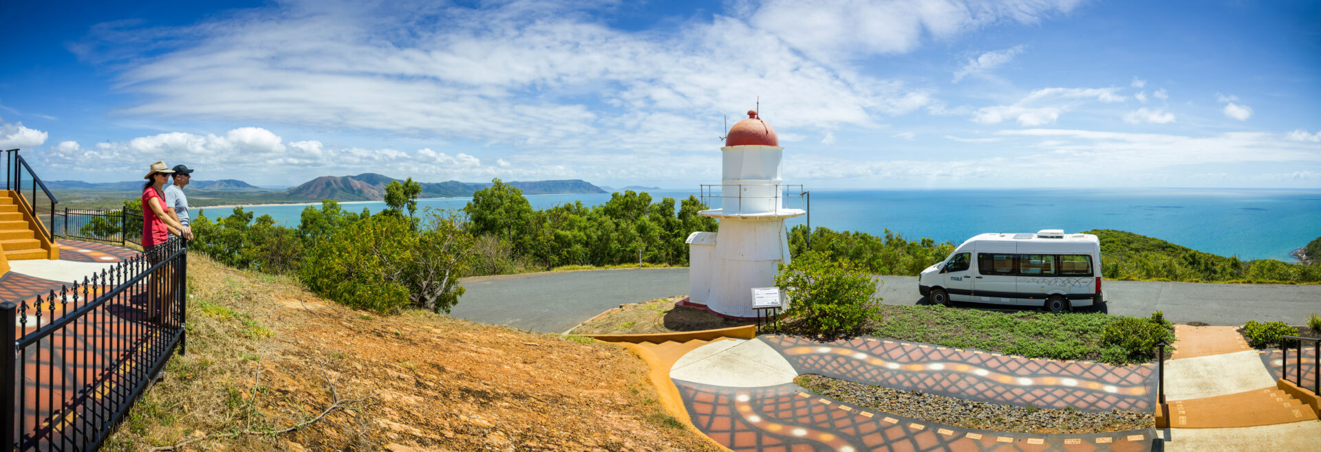 grassy_hill_lighthouse_cooktown_endeavour_river_tourist_couple_2015_campervan_motorhome_RV